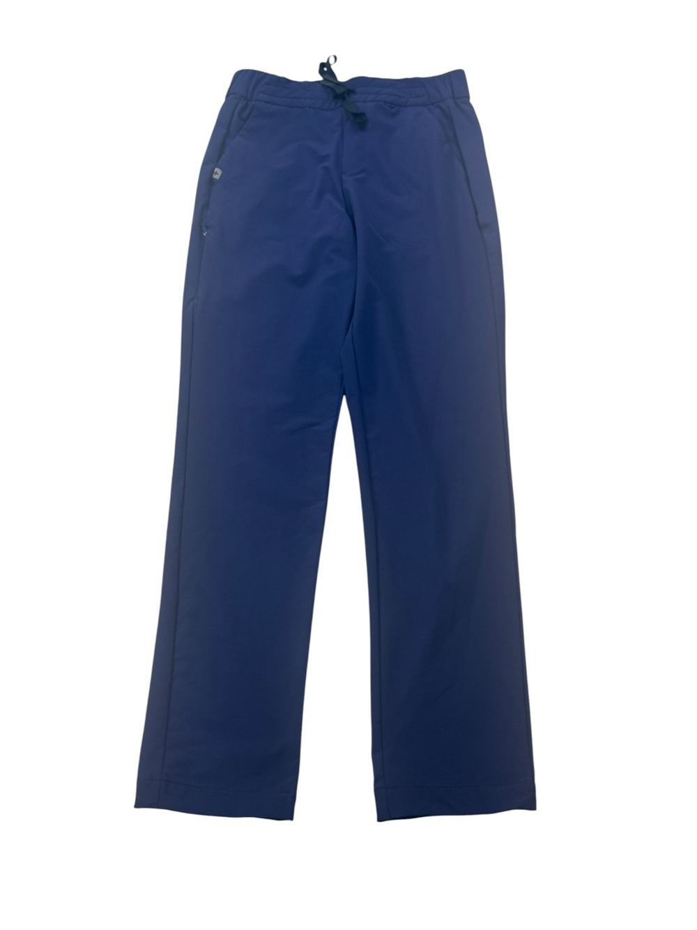 Figs Straight Leg Scrub Pants in Navy Blue